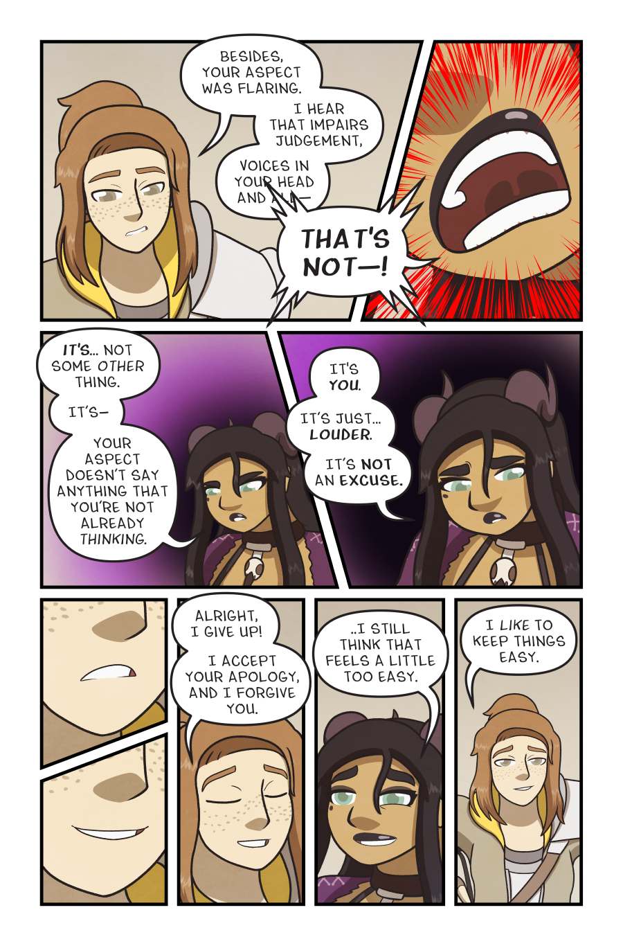 People keep saying Dani has some underlying issues but *I* certainly don't see it.